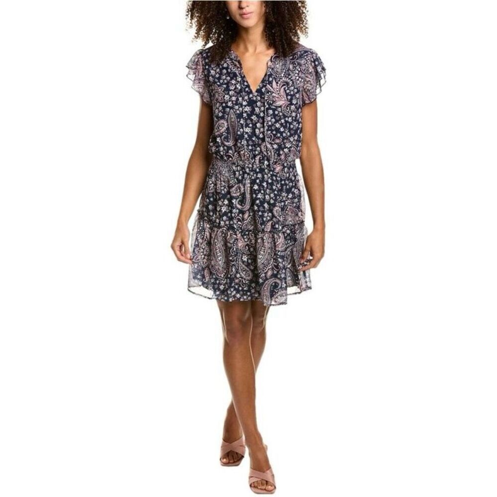 Socialite Notch Neck Mini Sz Large Dress